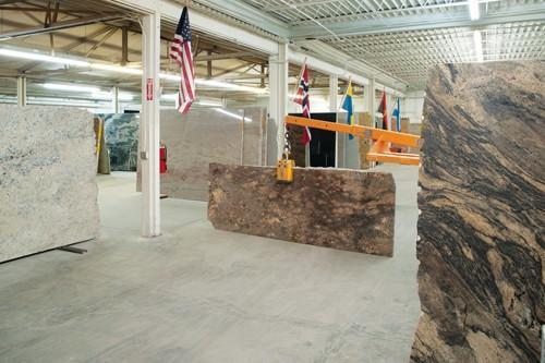 Chippewa Stone carries a vast selection of granite indoors, out of the weather, so you can comfortably choose the right stone.” 